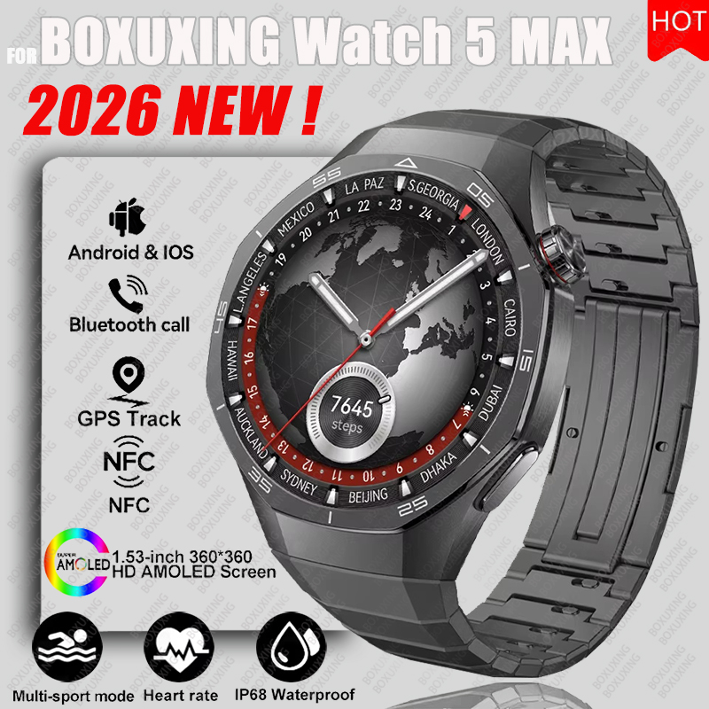 Smartwatch Face - 2026 New BOXUXING Watch 5 MAX