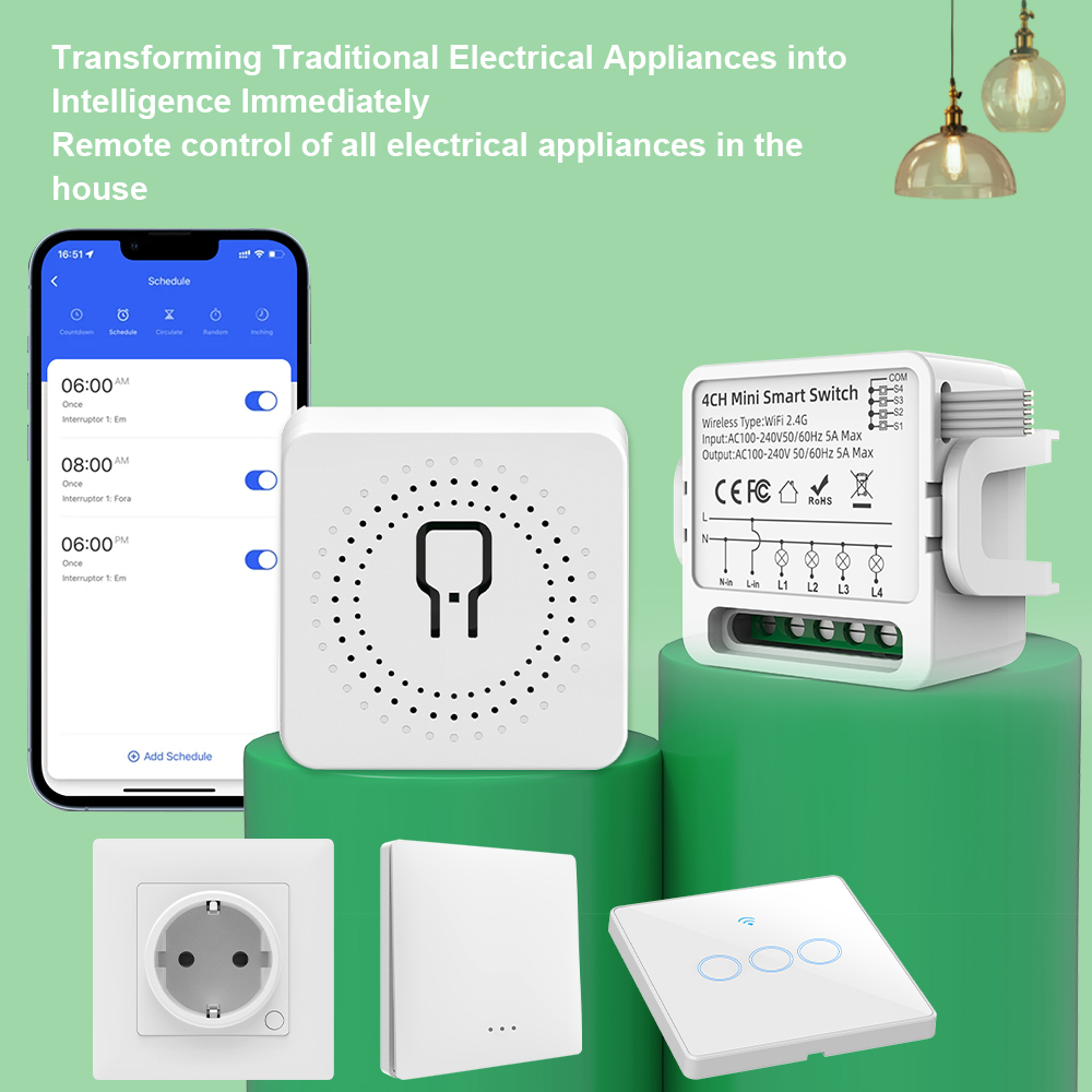 Tuya WiFi Smart Switch 1/2/3/4 - Smart Accessories 评论和价格