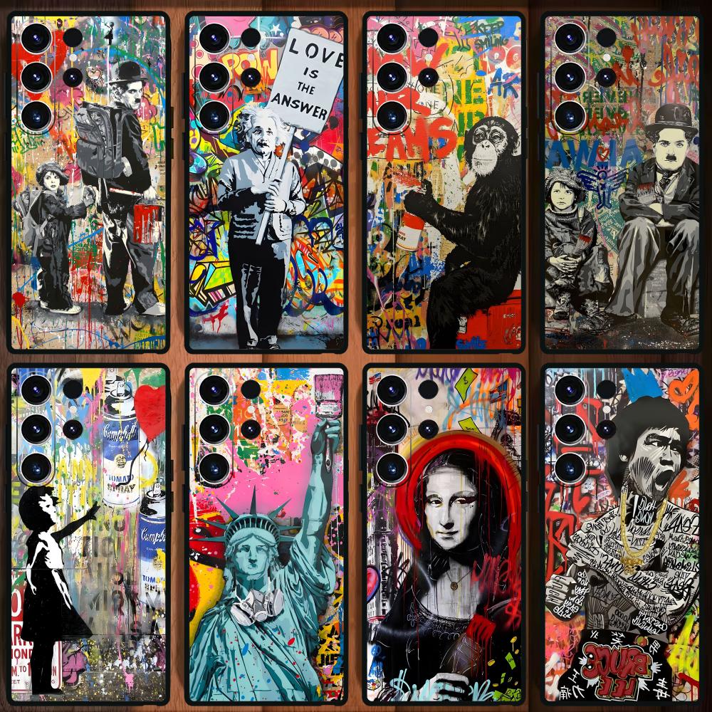 Banksy Graffiti Art  Phone Cas - Samsung Galaxy S24 评论和价格