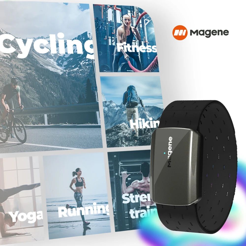 Magene H803 Heart Rate Armband - Sport Loop Strap 评论和价格