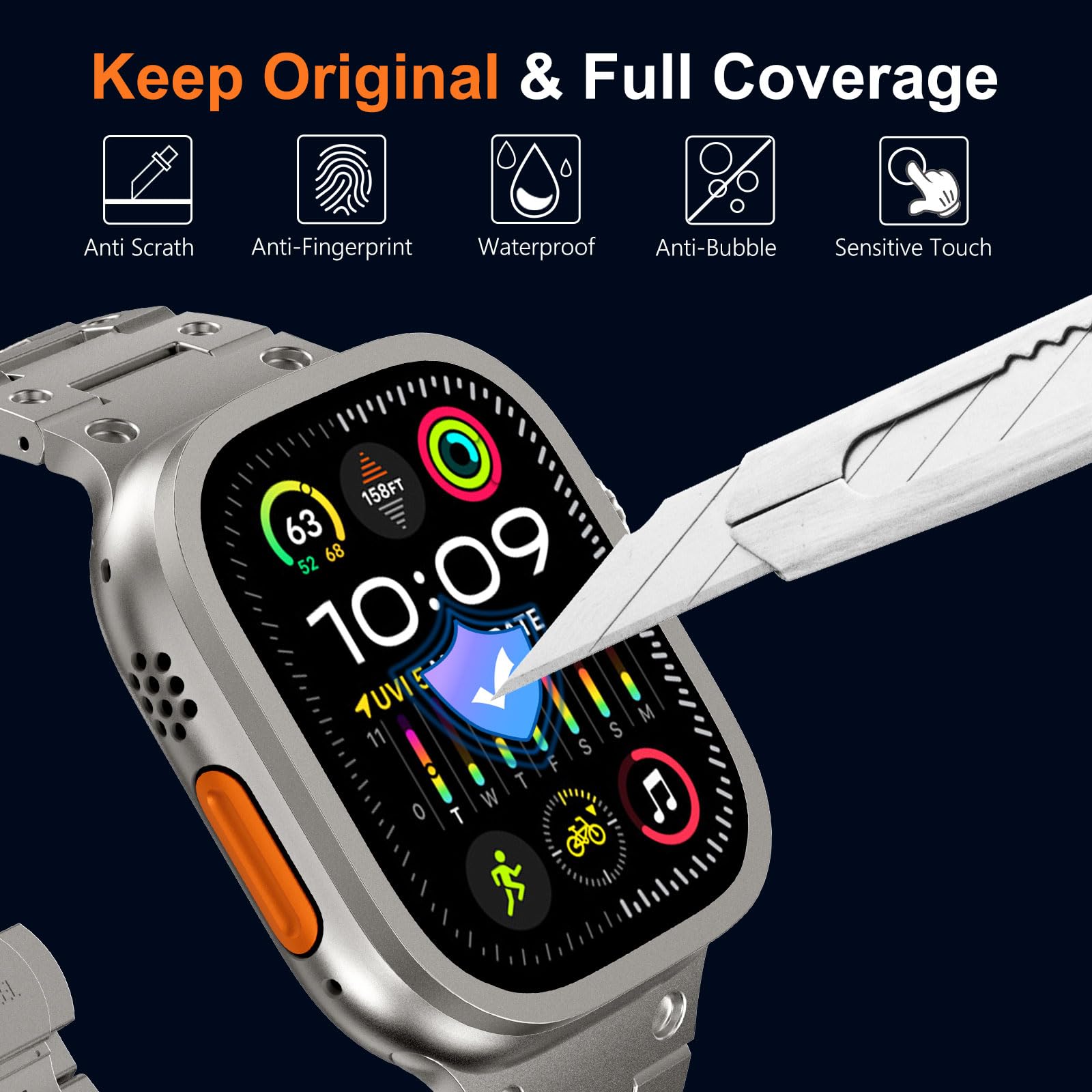 Tempered Glass for Apple Watch - Apple Smartwatch Accessories 评论和价格