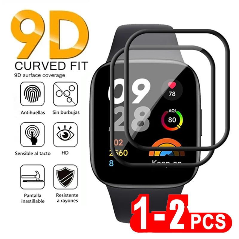 2 Pcs Tempered Glass for Redmi - Xiaomi Smartwatch Accessories 评论和价格