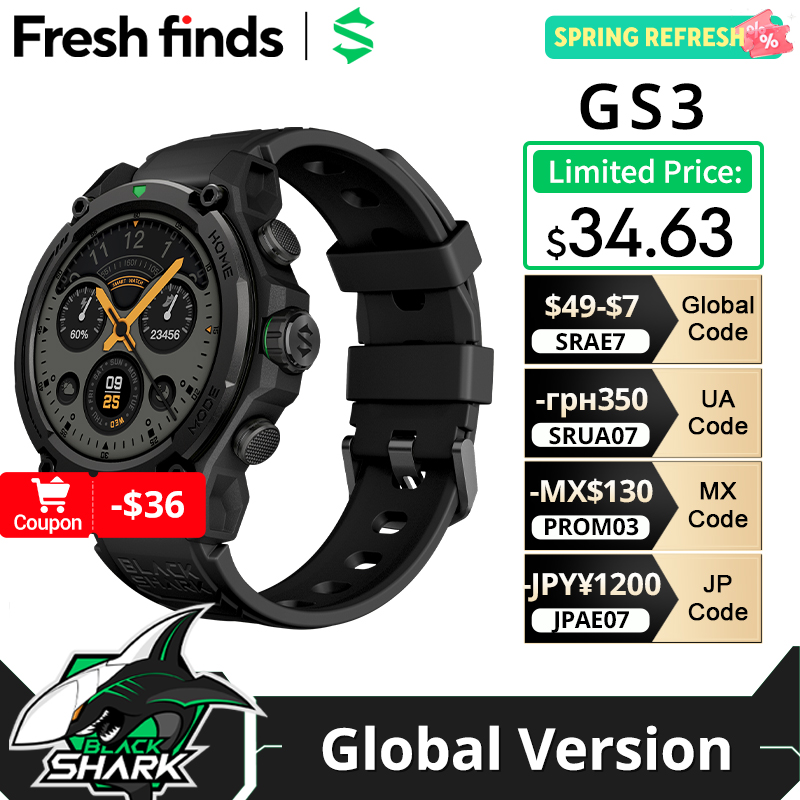 [World Premiere]Blackshark GS3 - Smartwatch Face 评论和价格