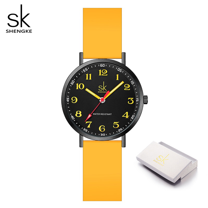 SHENGKE Women Fashion Silicone - Sport Loop Strap 评论和价格