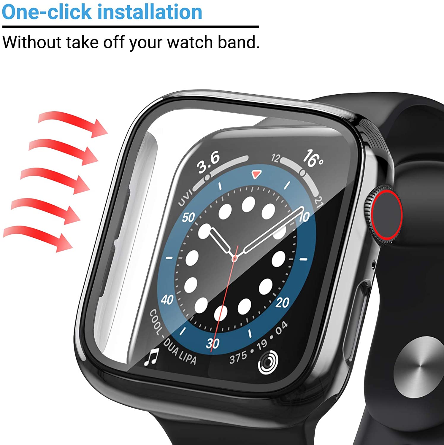 Glass+cover For Apple Watch Ca - Apple Smartwatch Accessories 评论和价格