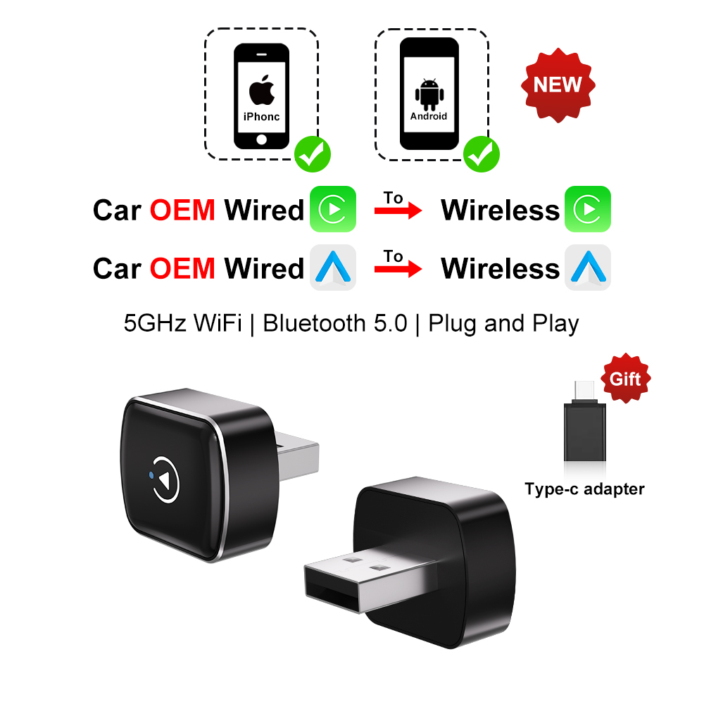 Car Play 2in1 Wireless CarPlay - Smartwatch Universal 评论和价格