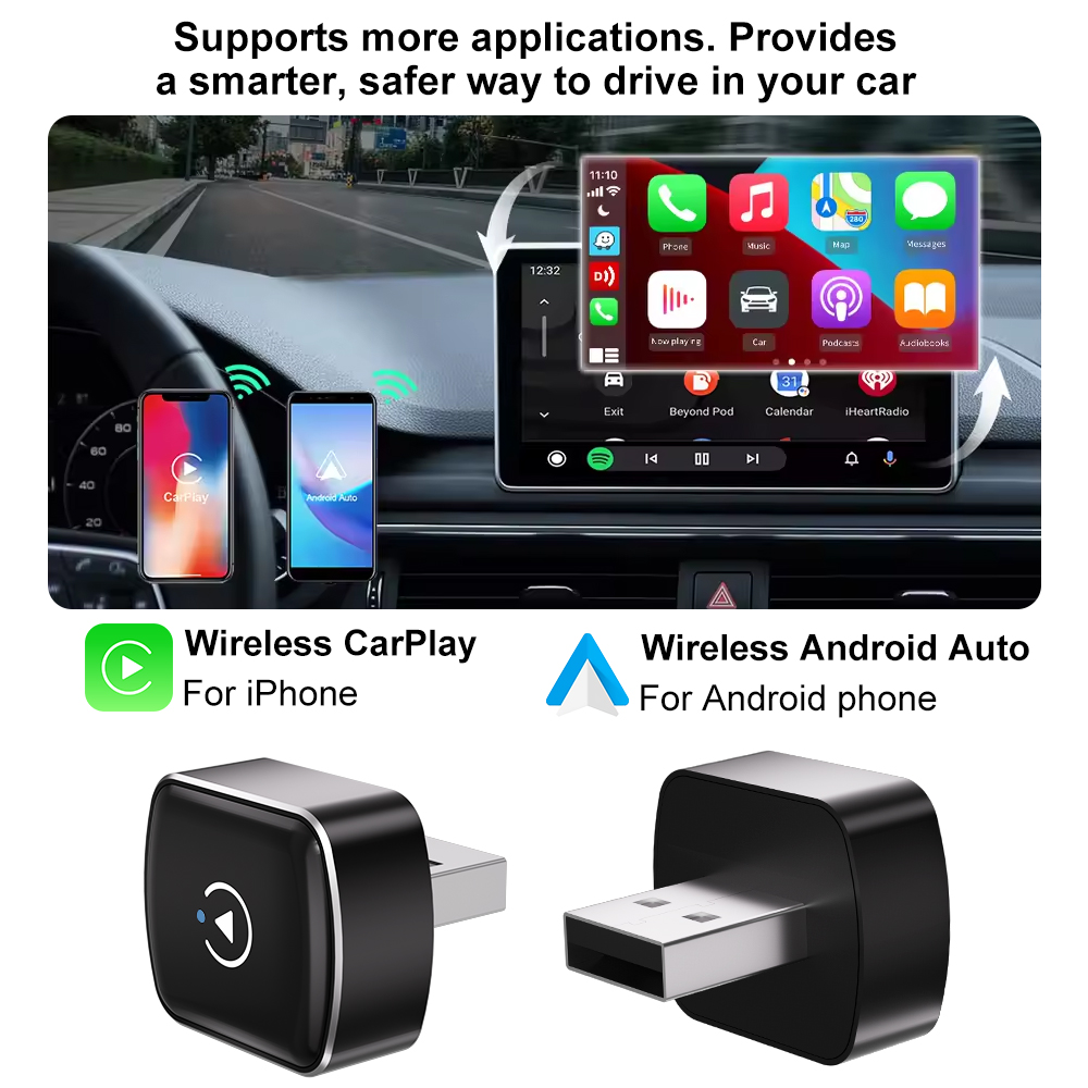 Car Play 2in1 Wireless CarPlay - Smartwatch Universal 评论和价格