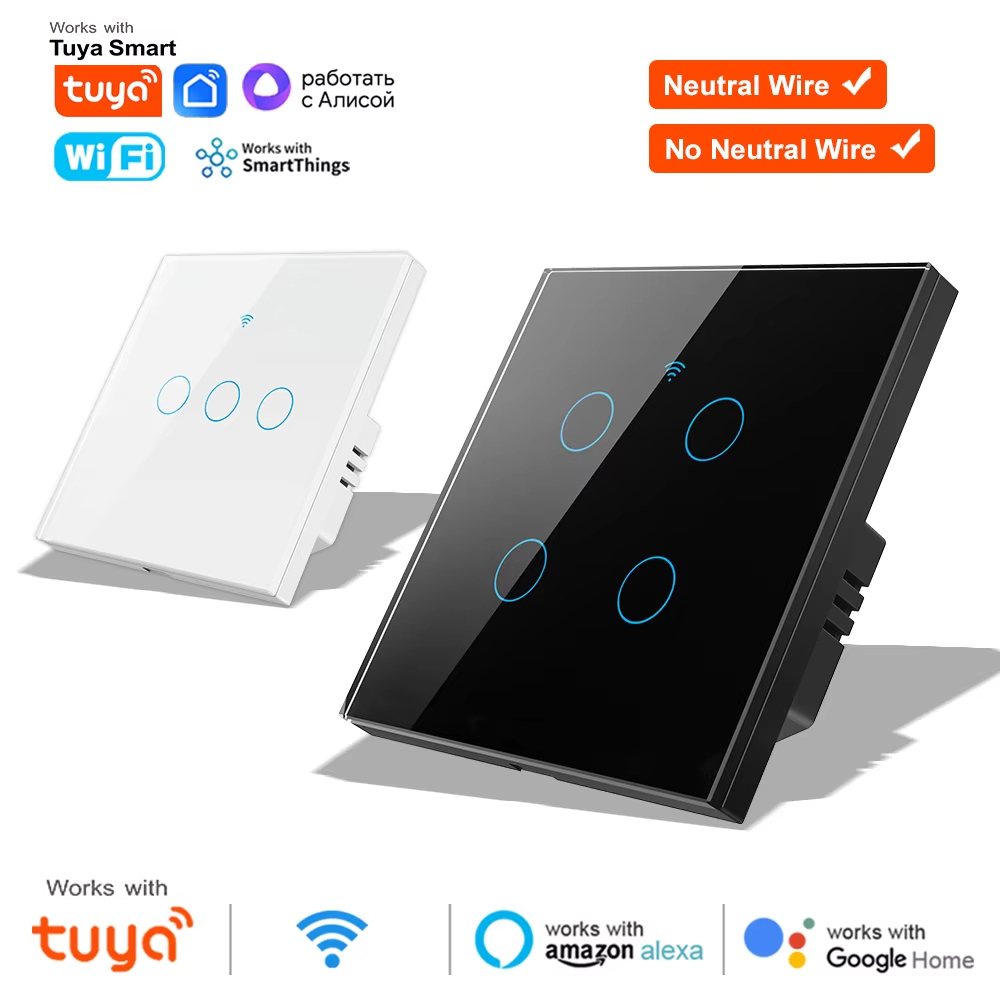 1 2 3 4 Gang WiFi RF 433mhz To - Smart Accessories 评论和价格