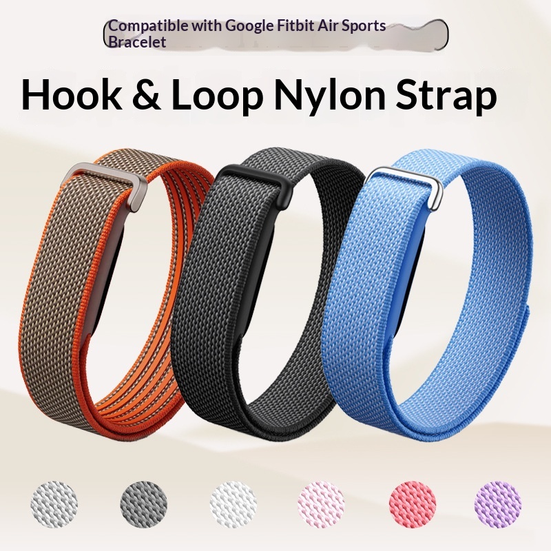 NEW For Google Fitbit Air Nylo - Sport Loop Strap 评论和价格