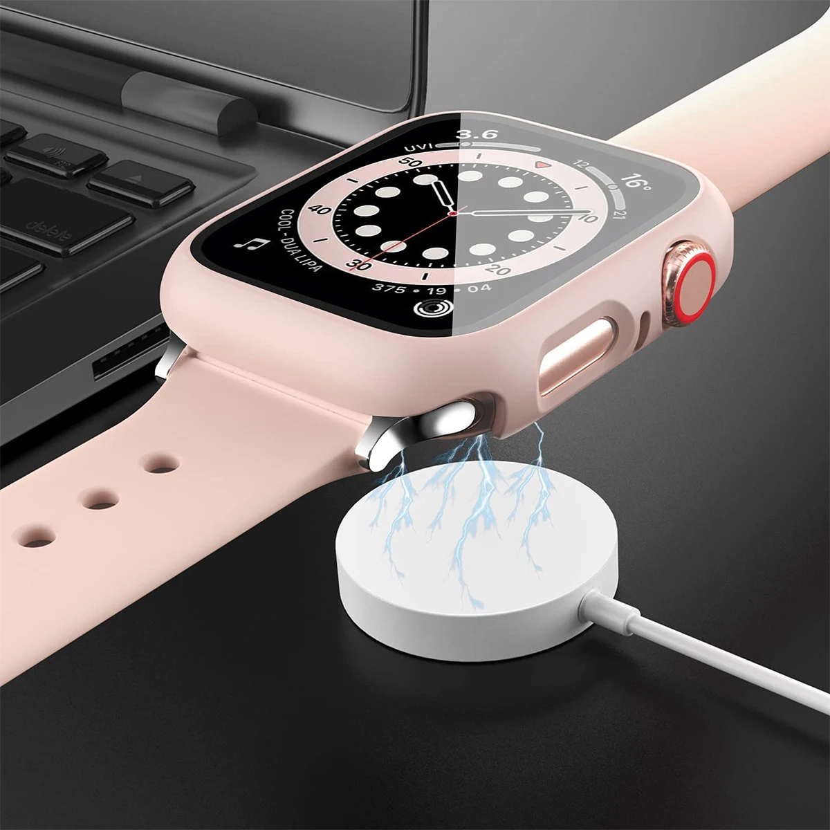 Tempered Glass+Cover For Apple - Apple Smartwatch Accessories 评论和价格