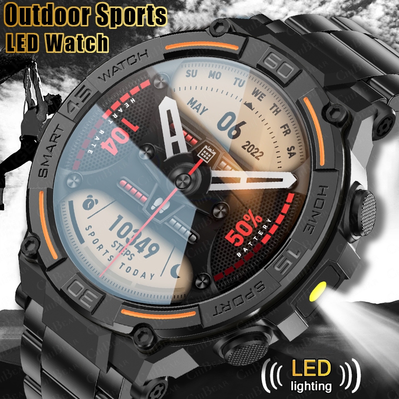Outdoor Military Rugged Smartw - Smartwatch Face 评论和价格