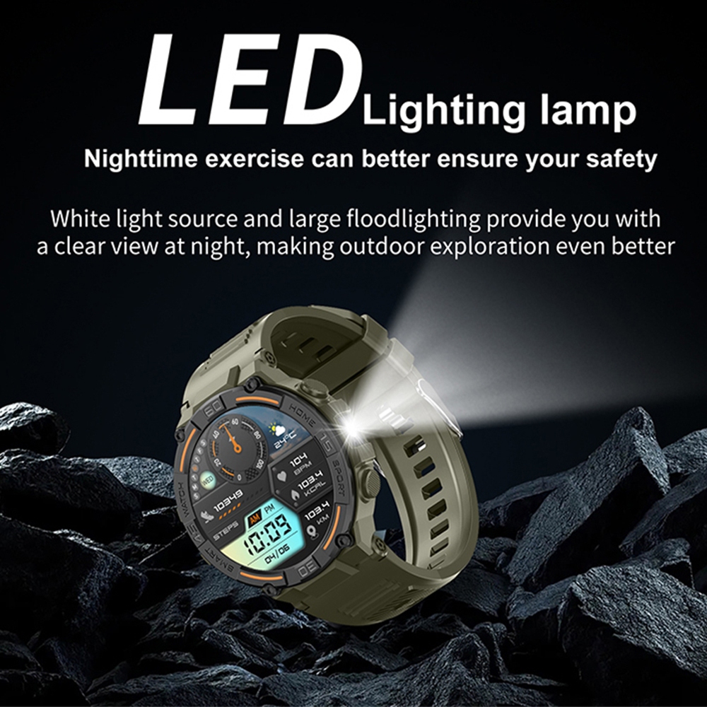 Outdoor Military Rugged Smartw - Smartwatch Face 评论和价格