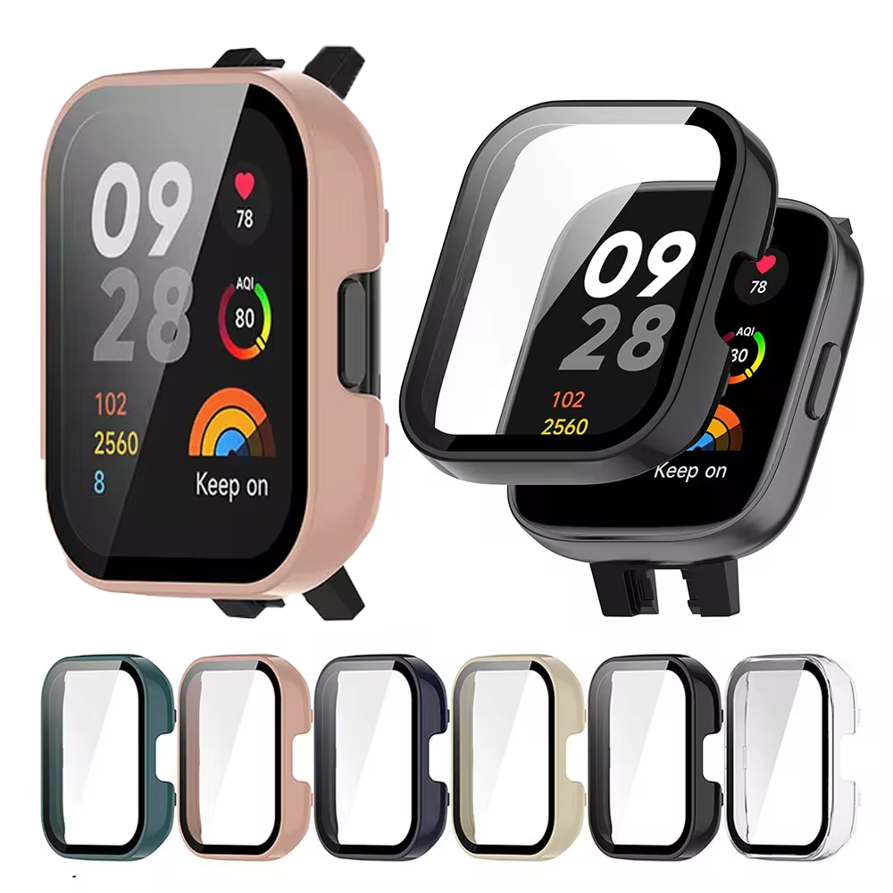 Tempered Glass+Protective Cove - Xiaomi Smartwatch Accessories 评论和价格