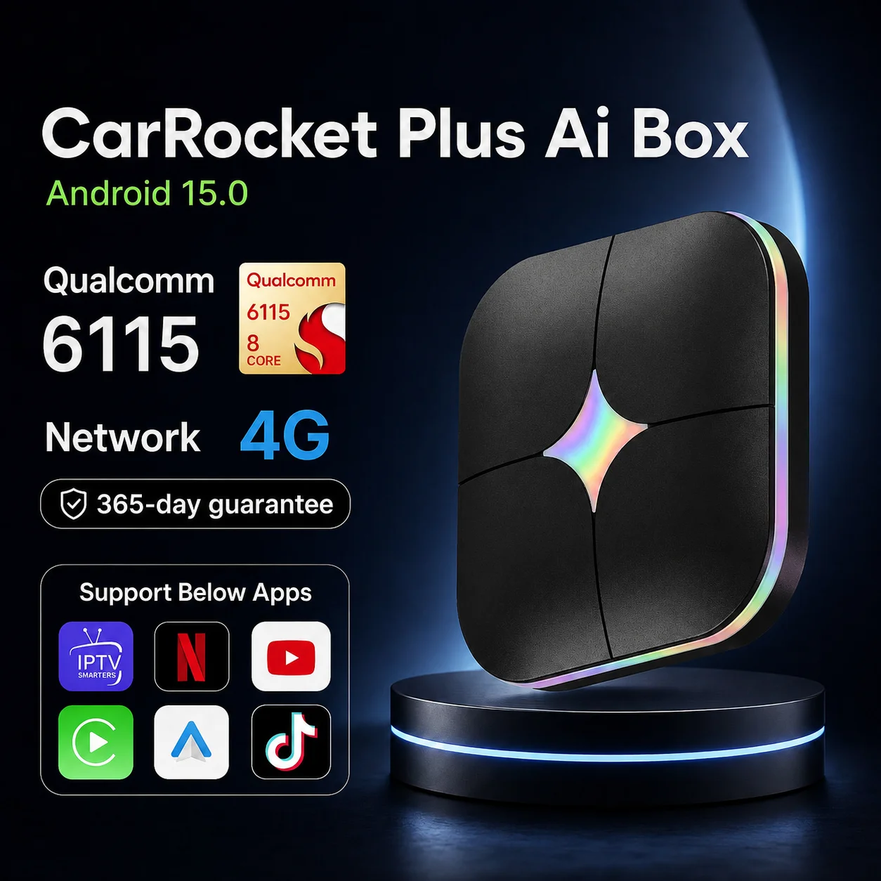 2026Android15 CarPlay Ai Box C - Smartwatch Universal 评论和价格
