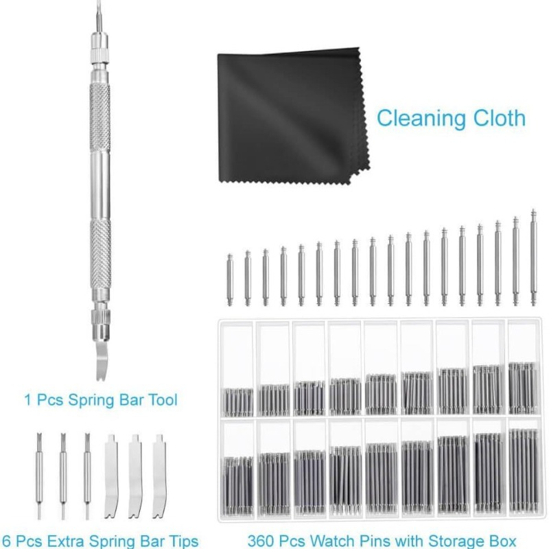 Universal 368Pcs Watch Repair  - Tool Kit Strap Change 评论和价格